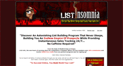 Desktop Screenshot of listinsomnia.com